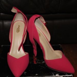 Pink heels
